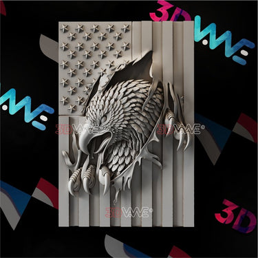 AMERICAN EAGLE 3d stl 3DWave.us